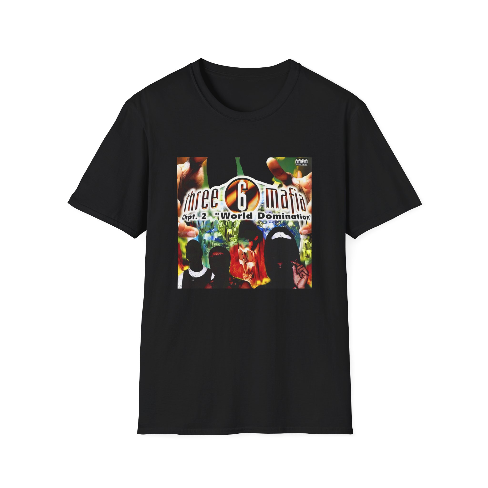 Three 6 Mafia Cover WD Unisex Softstyle T-Shirt