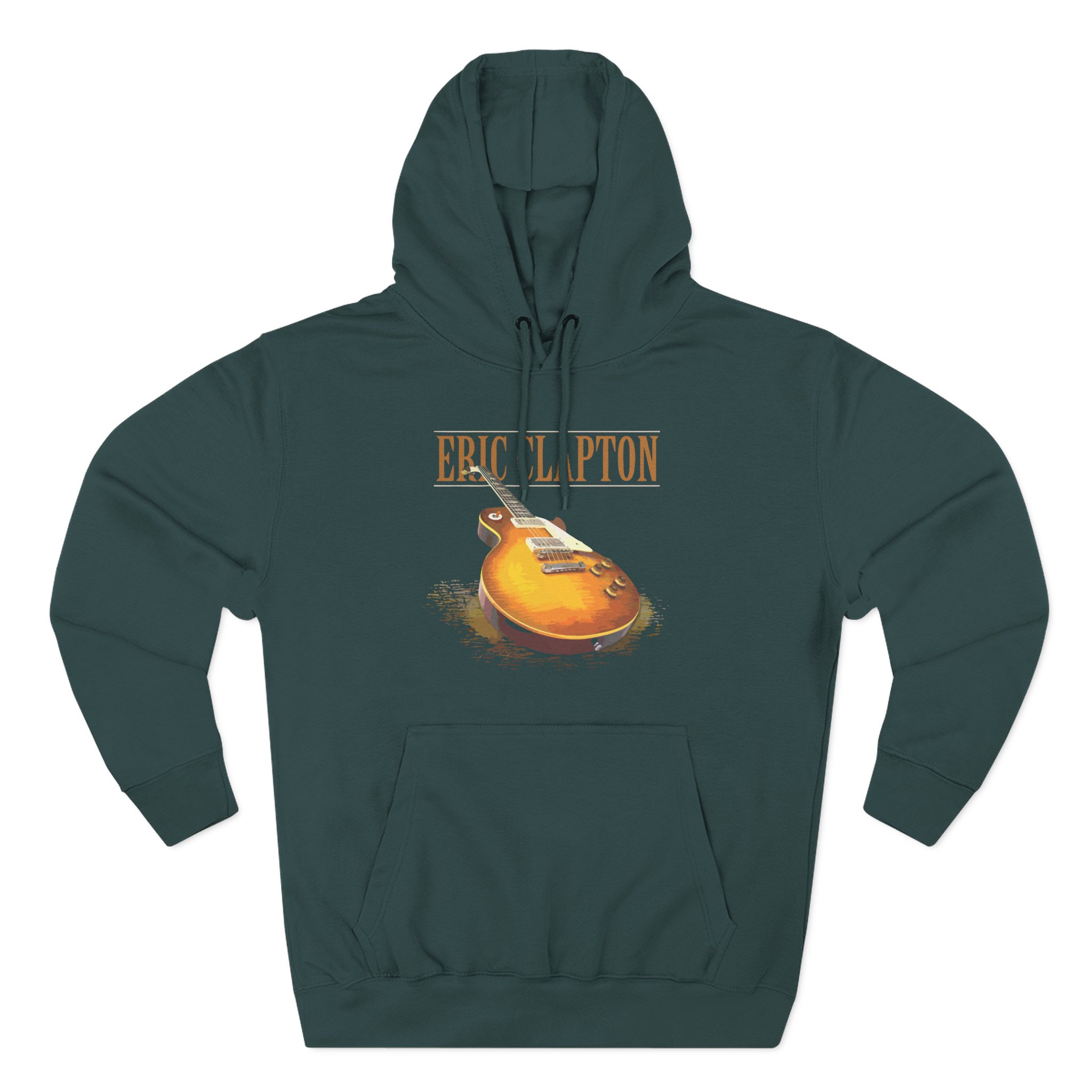 Eric Clapton 3d Guitar Three-Panel Fleece Hoodie