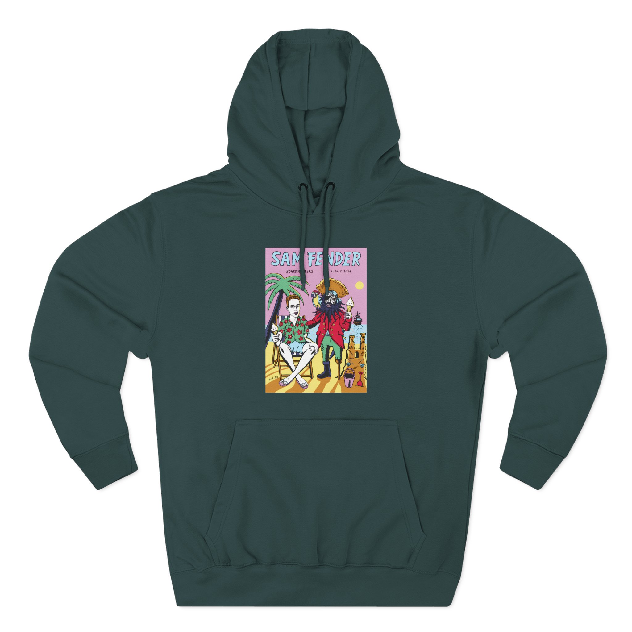 Sam Fender Beach Pirate Three-Panel Fleece Hoodie
