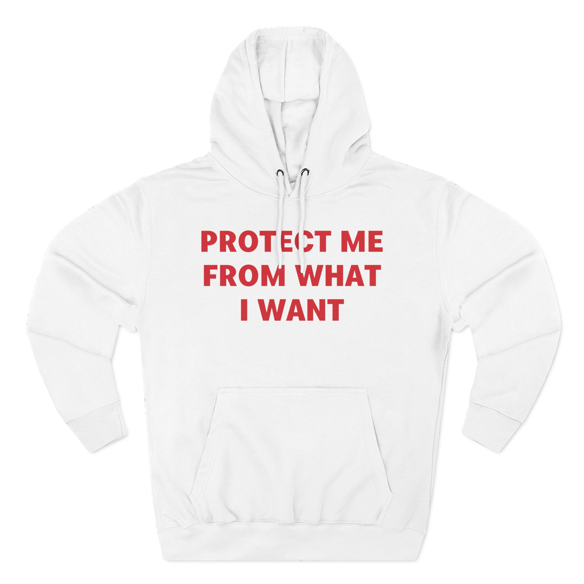 Jenny Holzer Protect Me From What I Want Three-Panel Fleece Hoodie