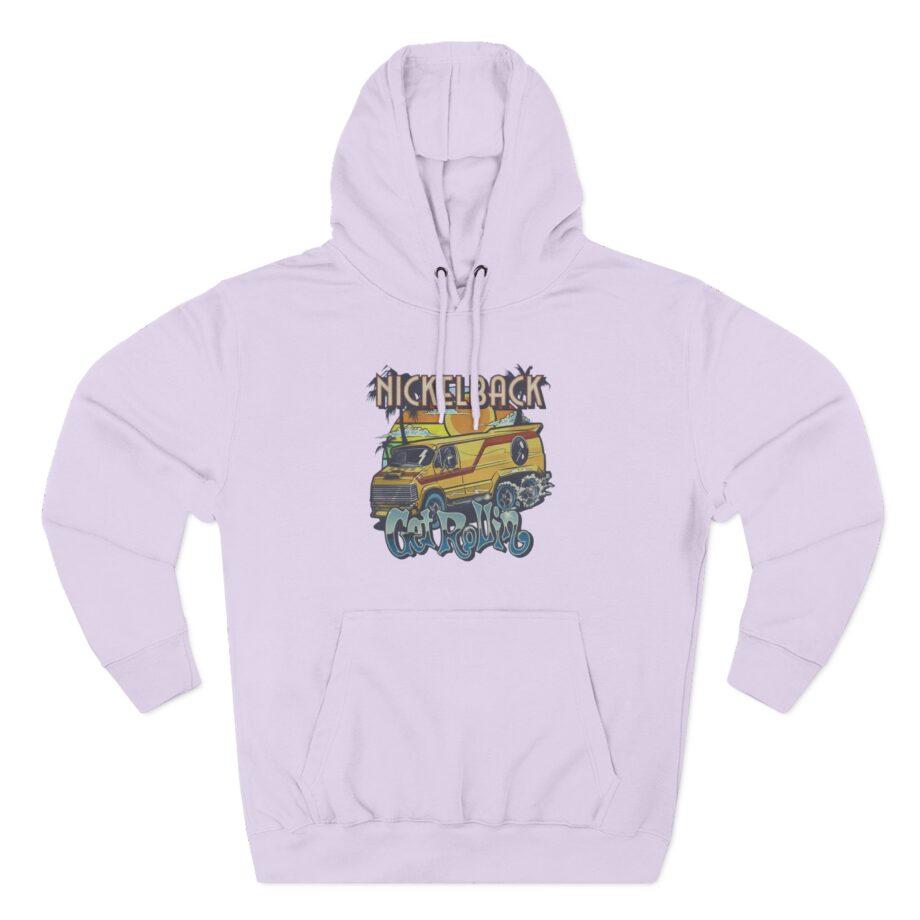 Nickelback Get Rollin Cover Three-Panel Fleece Hoodie