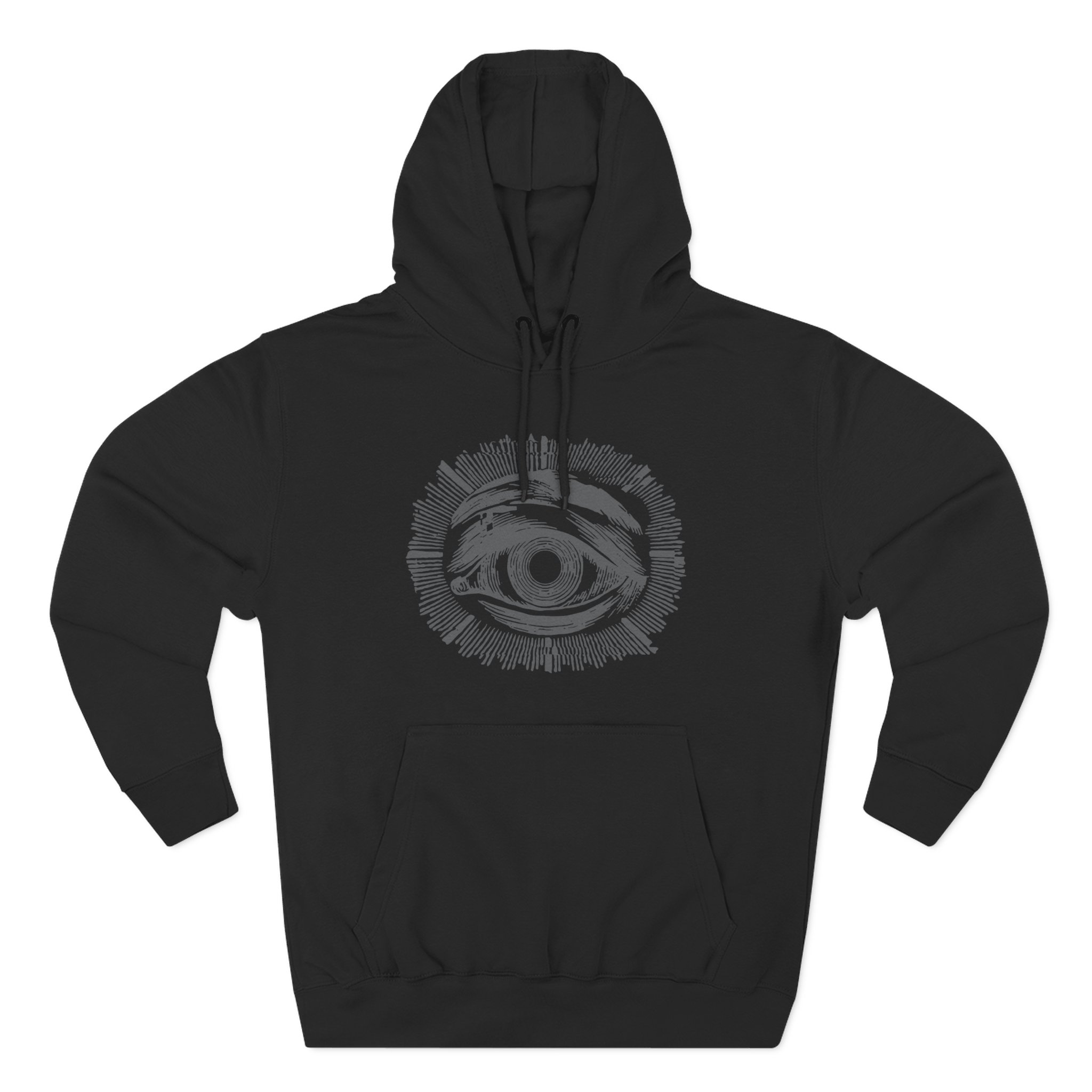 Placebo Grey Eye Three-Panel Fleece Hoodie