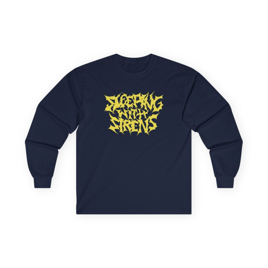 Sleeping With Sirens Metal Logo Unisex Ultra Cotton Long Sleeve Tee
