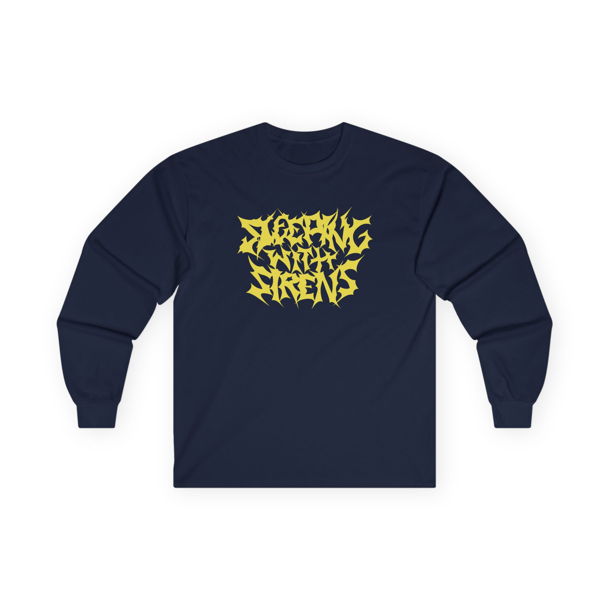 Sleeping With Sirens Metal Logo Unisex Ultra Cotton Long Sleeve Tee