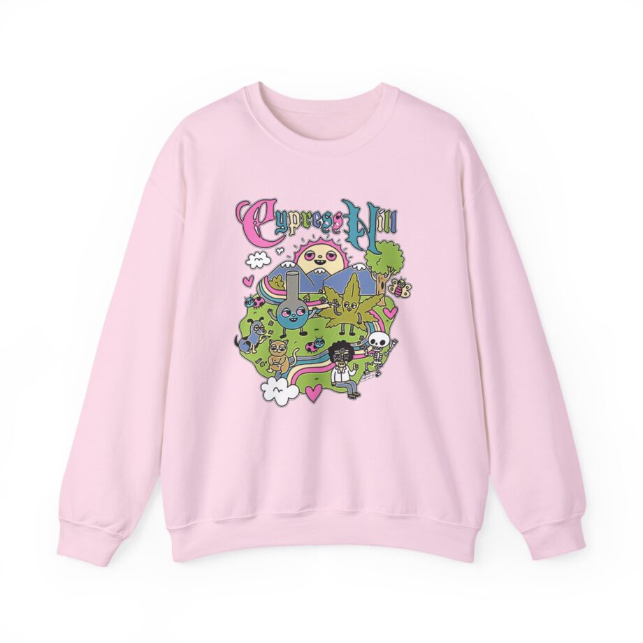 Cypress Hill Happy Time by Sean Solomon Unisex Heavy Blend™ Crewneck Sweatshirt