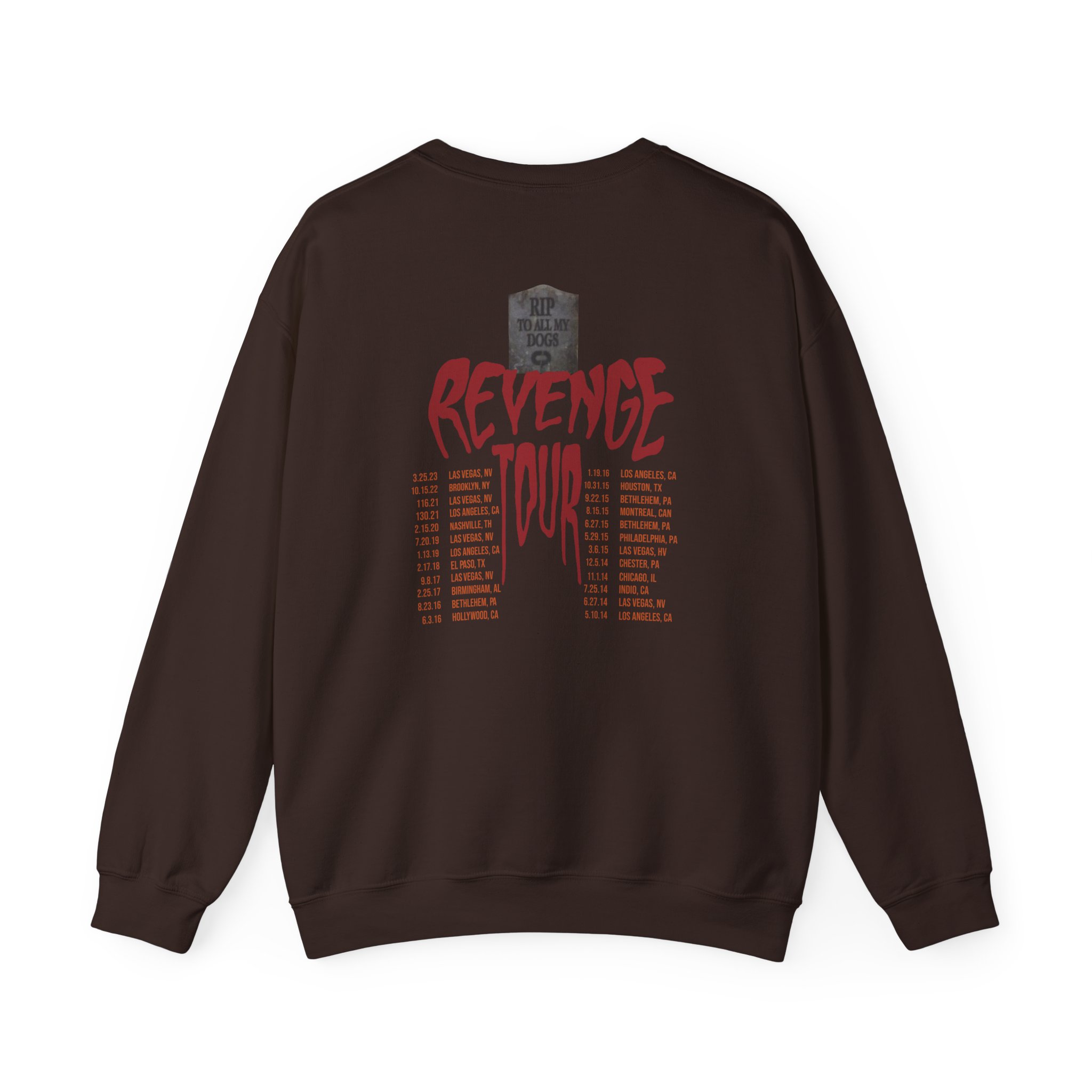 Caleb Plant 10 Year Anniversary Revenge Tour Unisex Heavy Blendâ„¢ Crewneck Sweatshirt