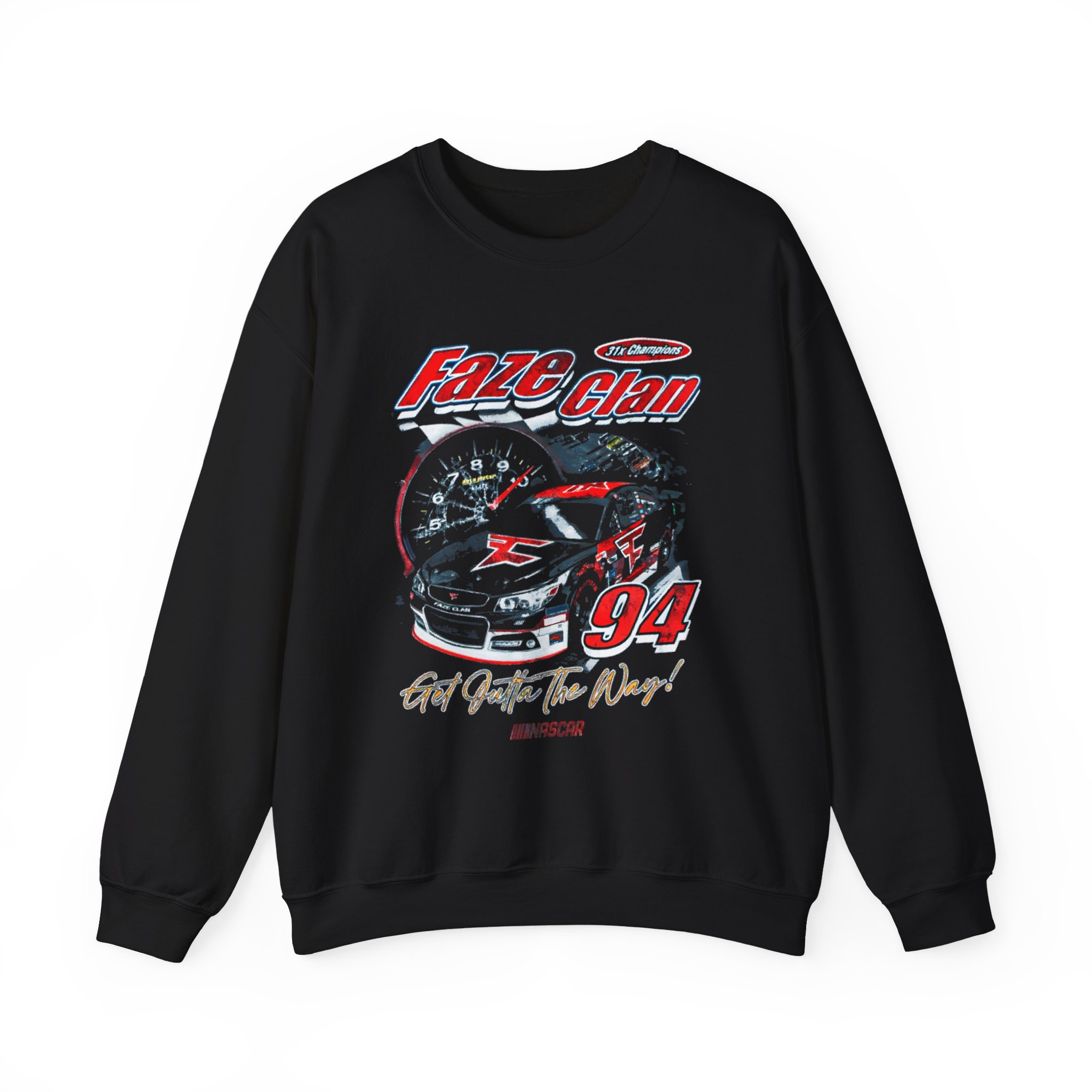 Faze Clan X Nascar Racing  Unisex Heavy Blendâ„¢ Crewneck Sweatshirt