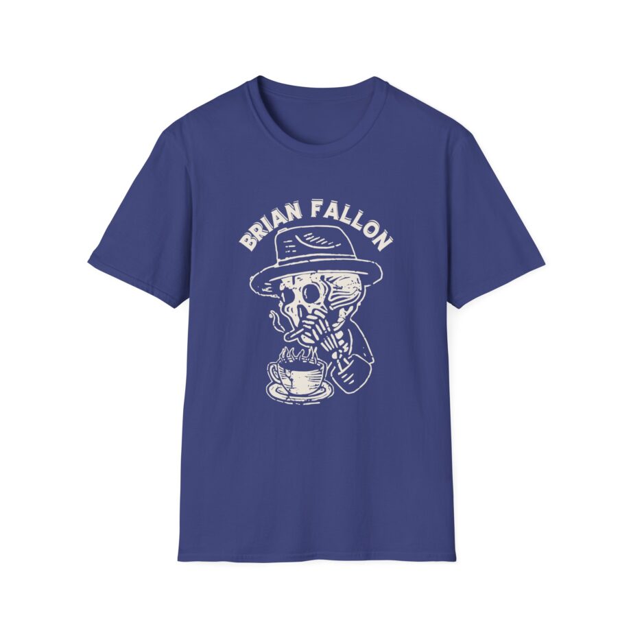 Brian Fallon Smoking Skeleton Unisex Softstyle T-Shirt