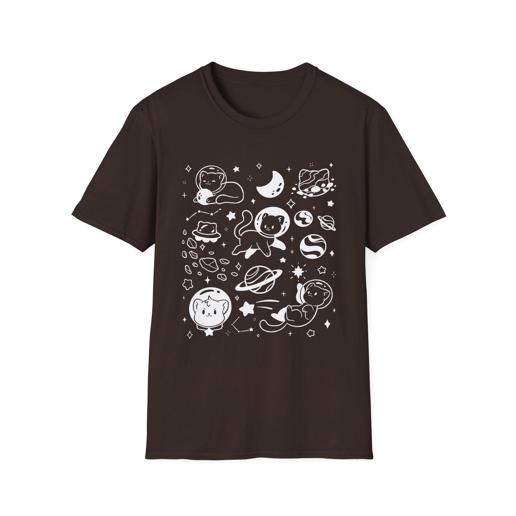 Shubble Space Cats Unisex Softstyle T-Shirt