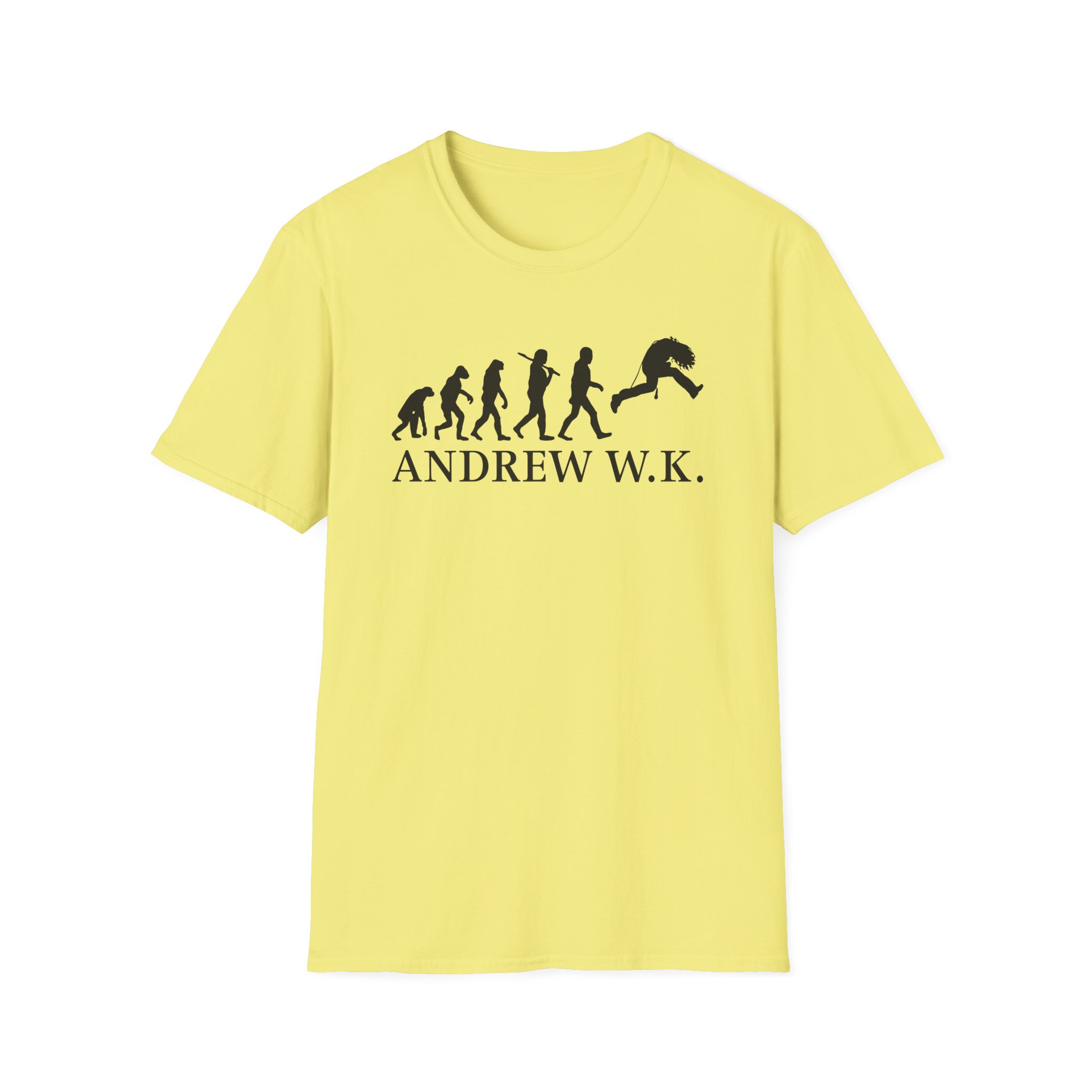 Andrew Wk Evolution of Partying Unisex Softstyle T-Shirt
