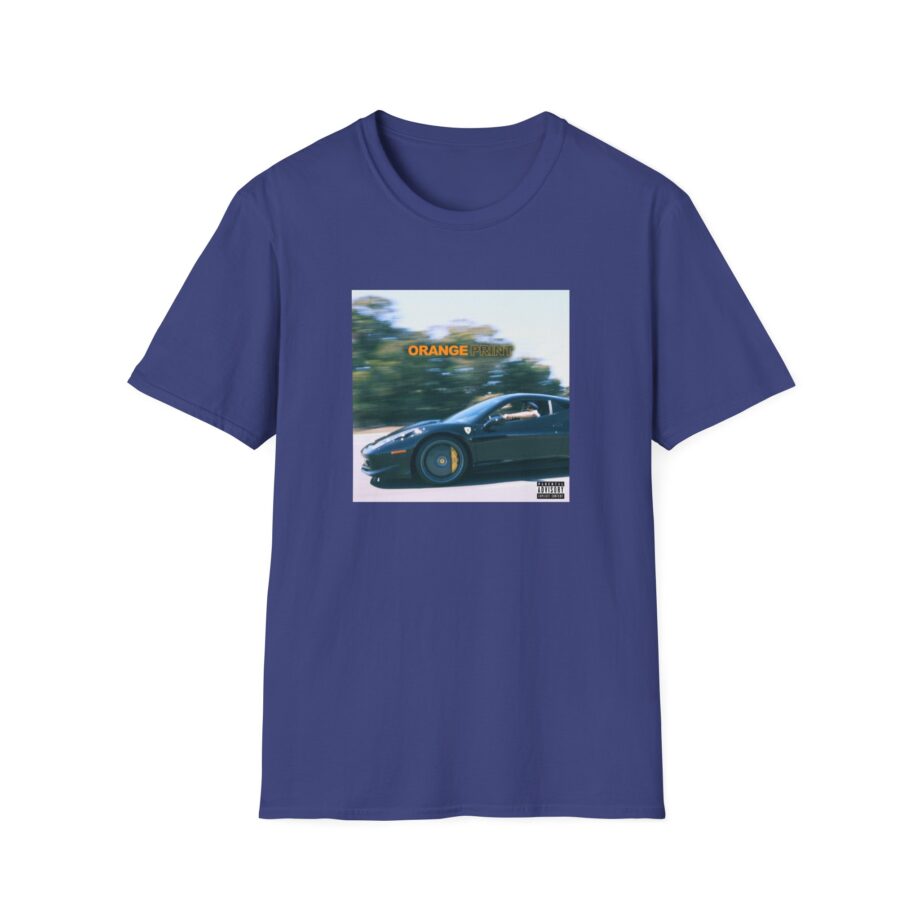 Larry June Orange Print Unisex Softstyle T-Shirt