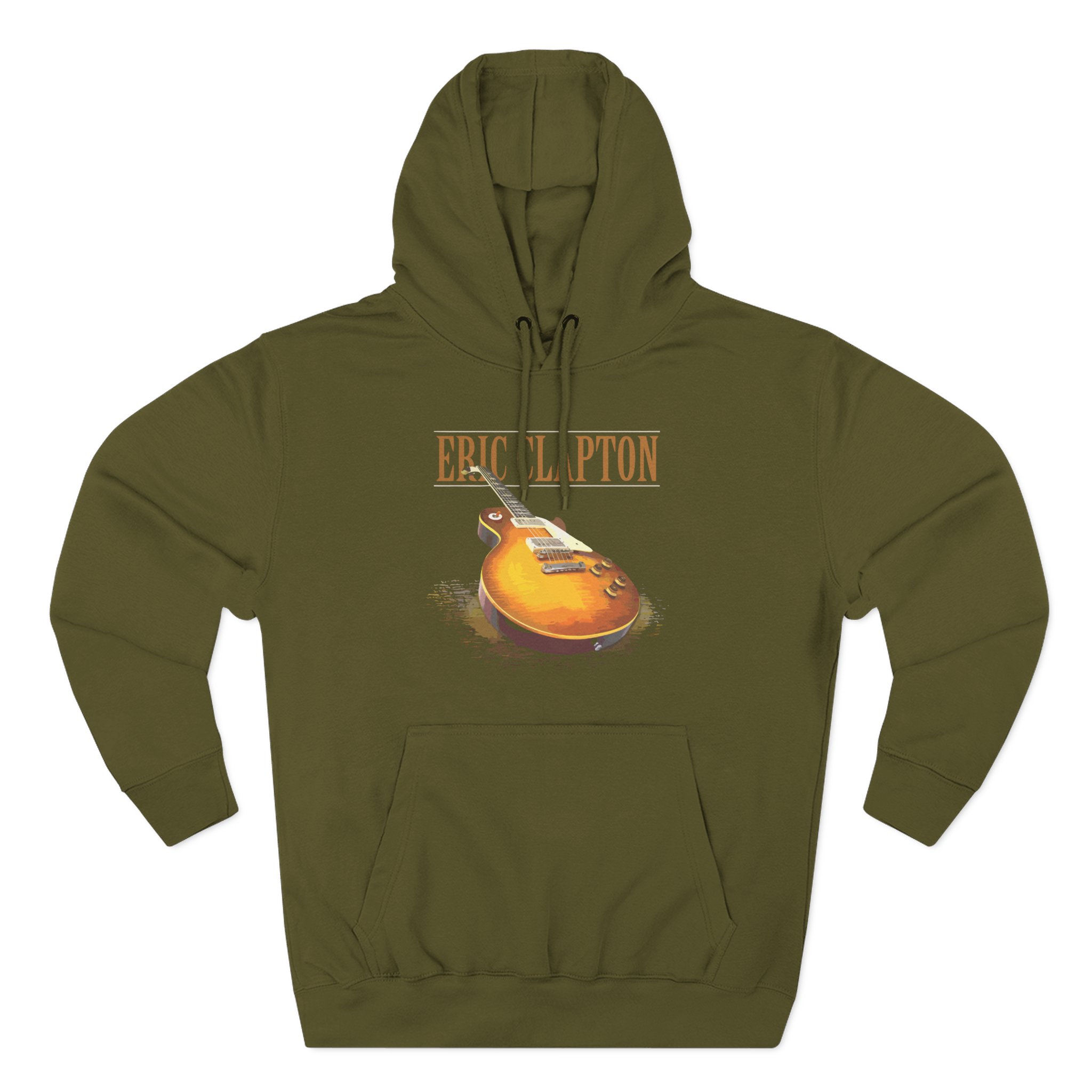 Eric Clapton 3d Guitar Three-Panel Fleece Hoodie