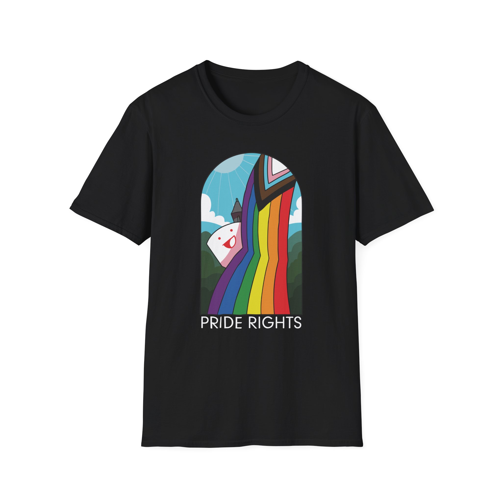 Drawfee Pride Rights Unisex Softstyle T-Shirt