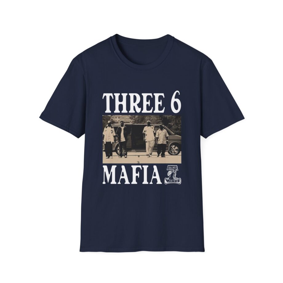 Three 6 Mafia Ridin Spinners Unisex Softstyle T-Shirt