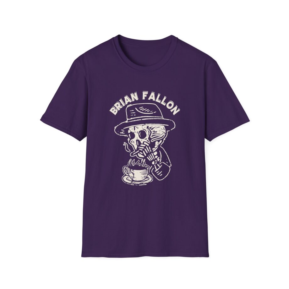 Brian Fallon Smoking Skeleton Unisex Softstyle T-Shirt