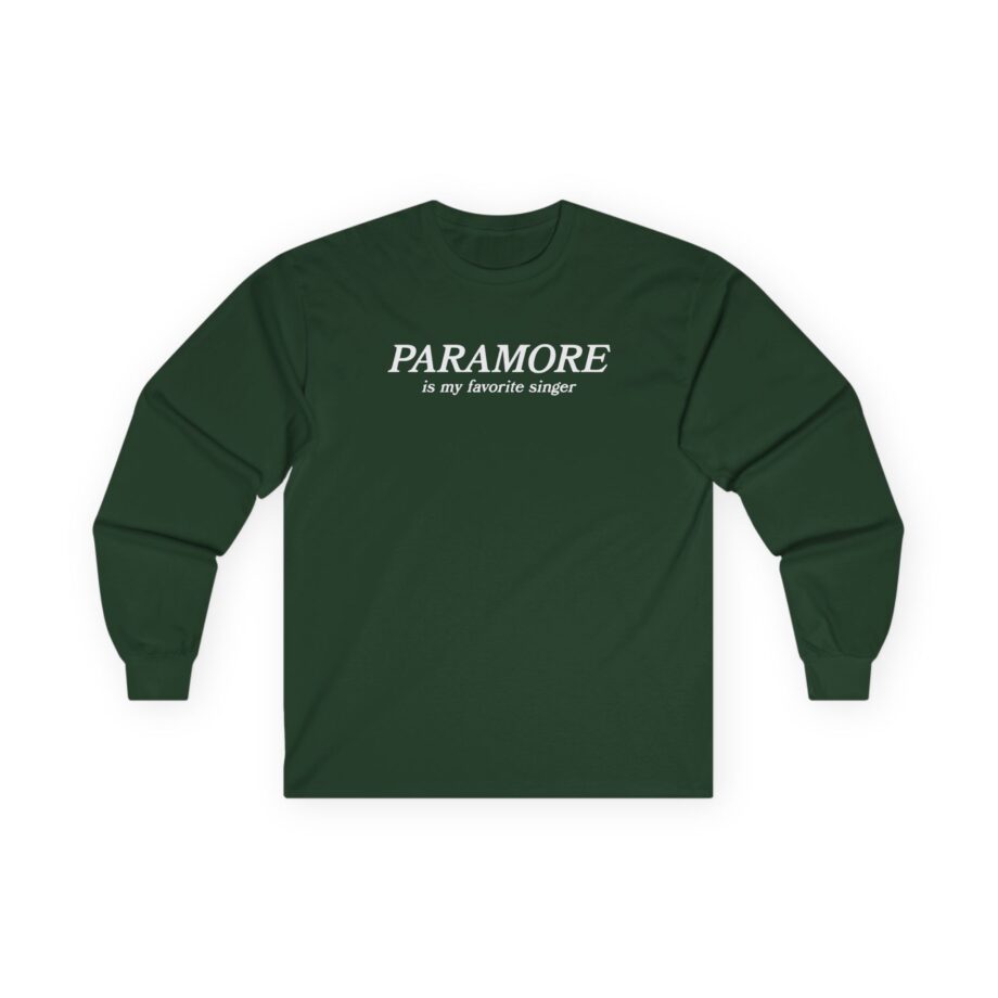 Hayley Williams Paramore is My Favorite Singer Unisex Ultra Cotton Long Sleeve Tee