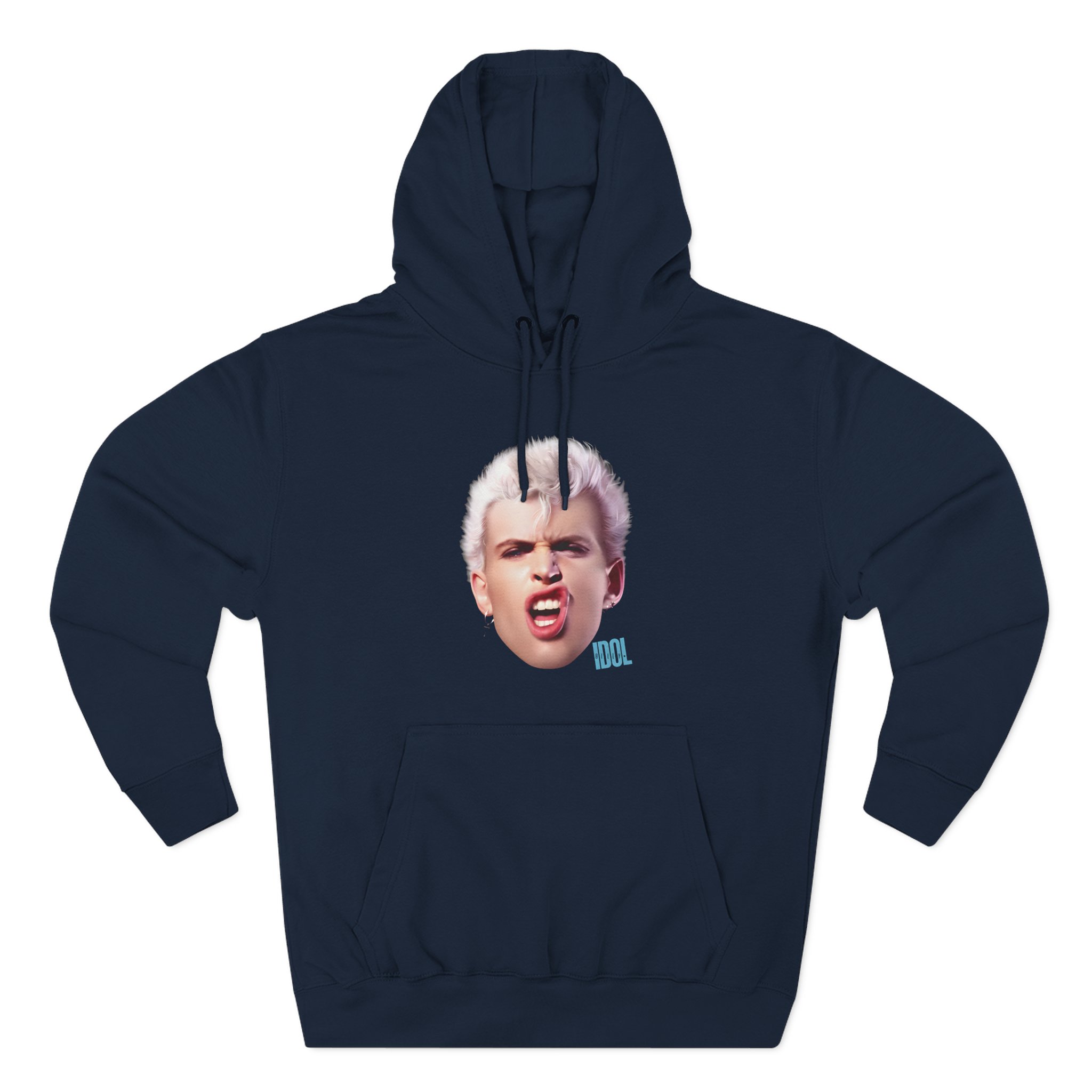 Billy Idol Billy Smirk Three-Panel Fleece Hoodie