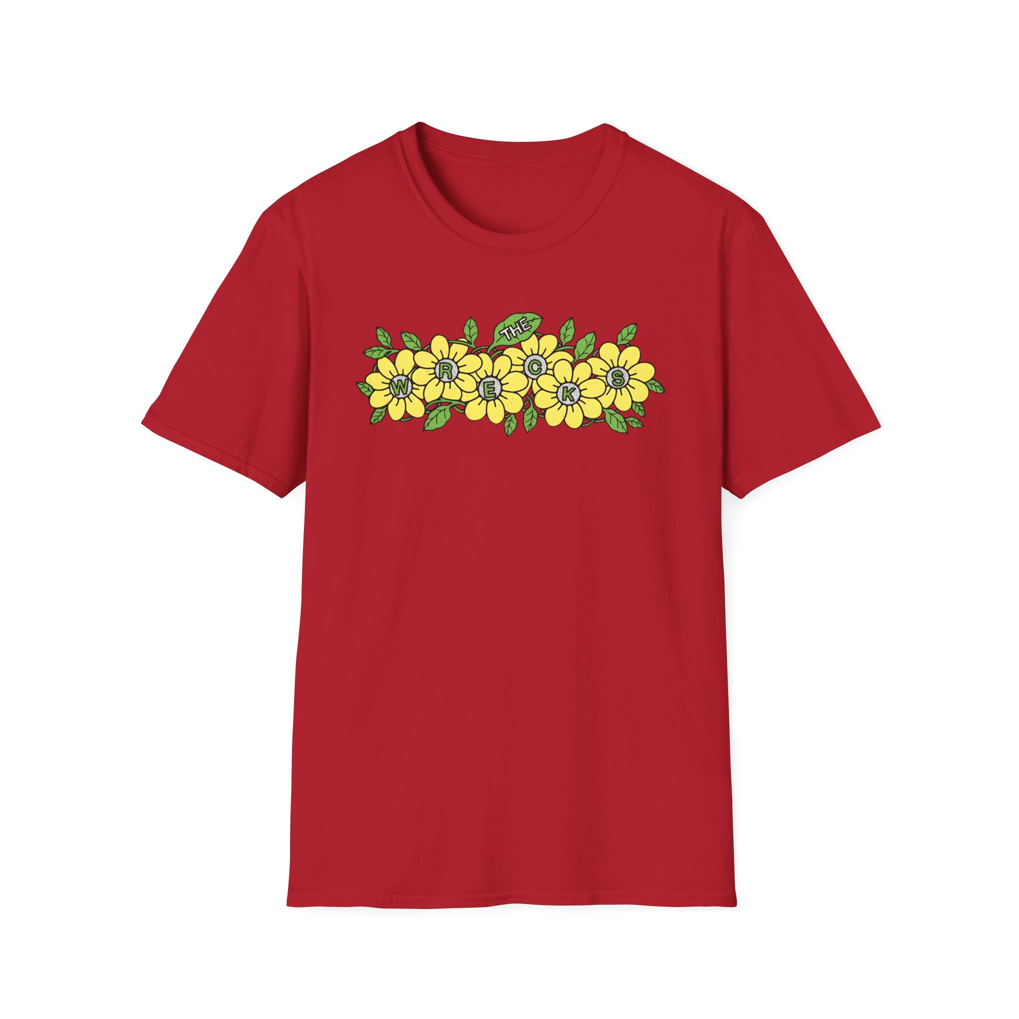 The Wrecks Flower Unisex Softstyle T-Shirt