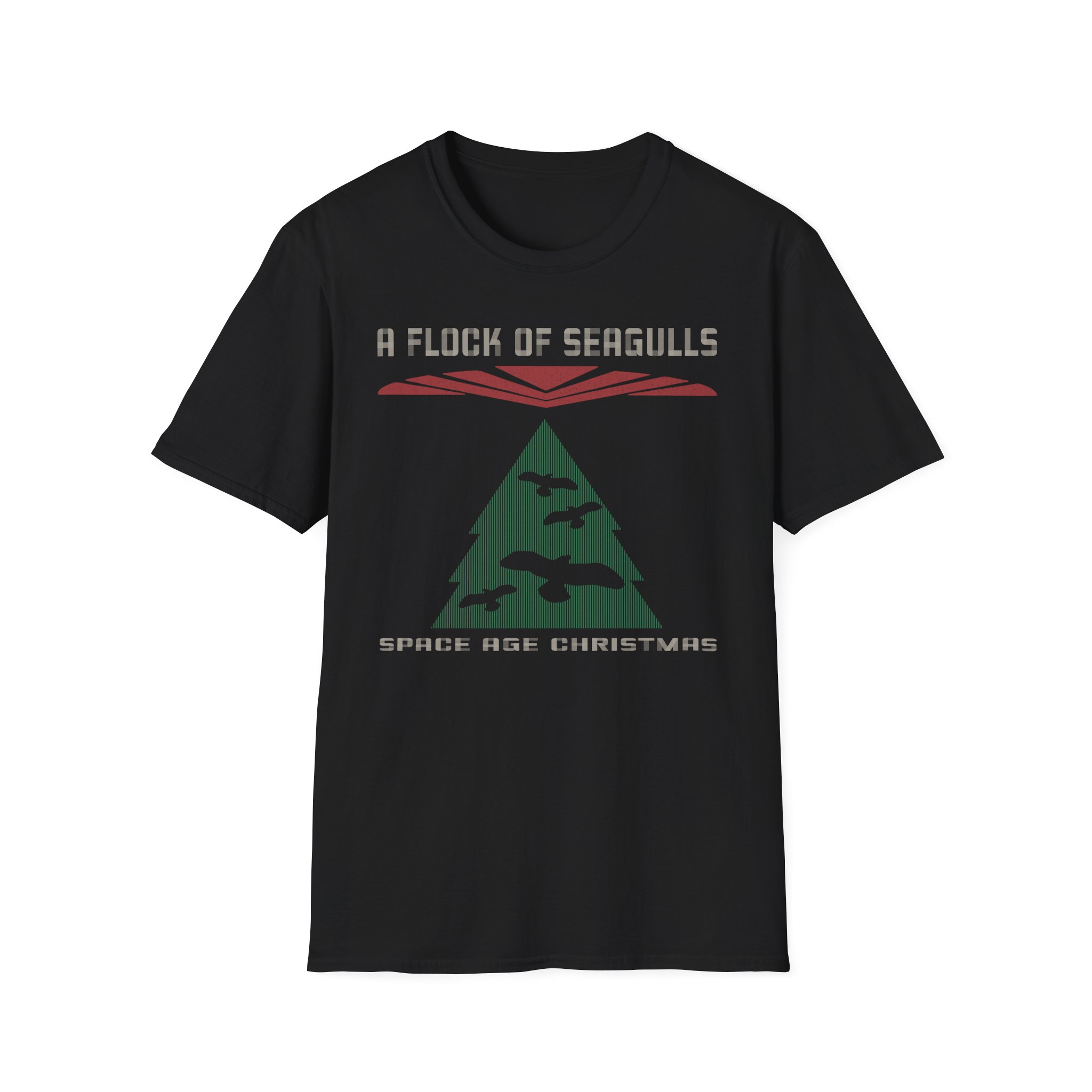 A Flock of Seagulls Ugly Xmas Unisex Softstyle T-Shirt