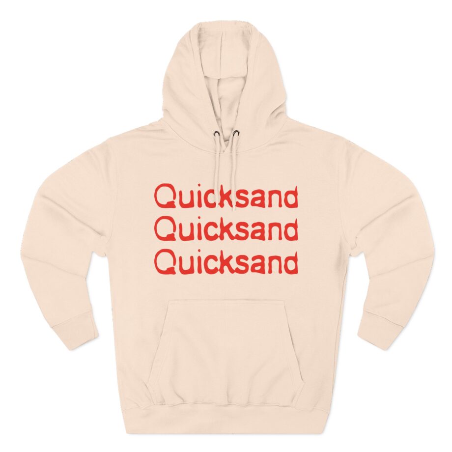 Quicksand Logo Three-Panel Fleece Hoodie