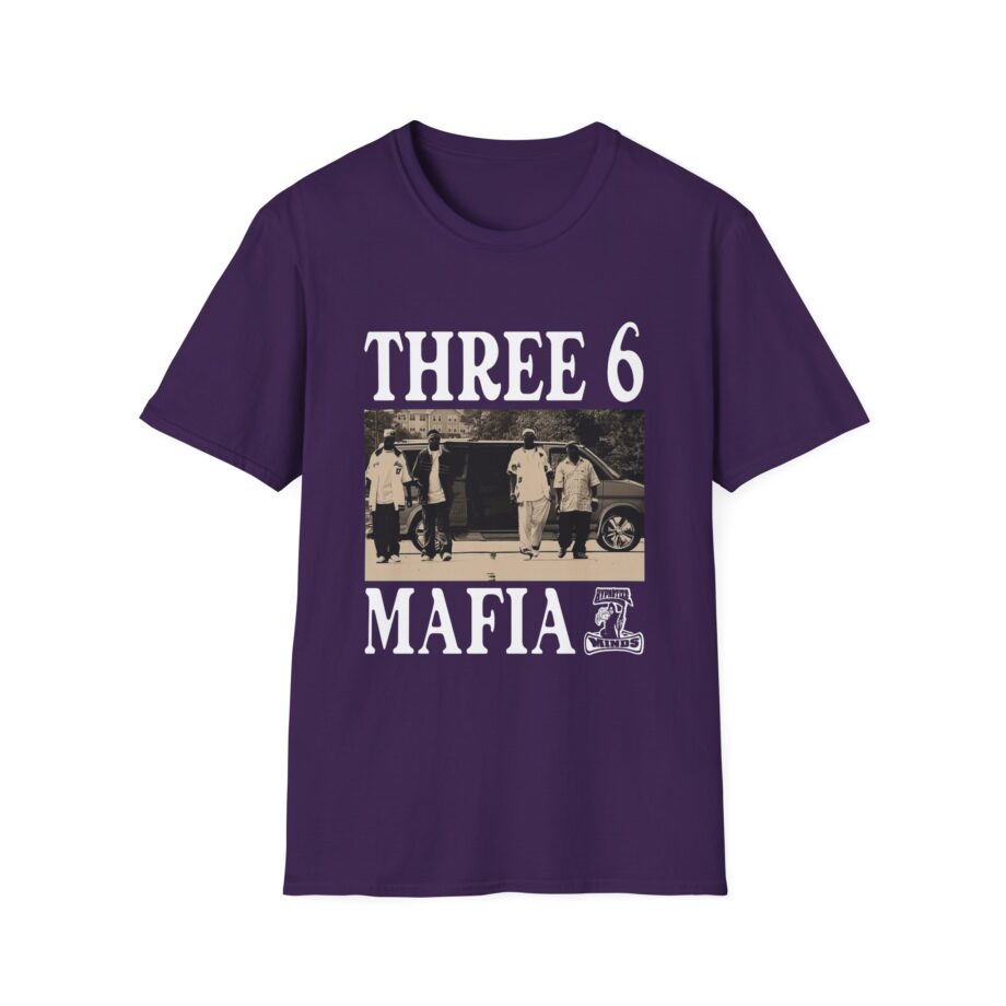 Three 6 Mafia Ridin Spinners Unisex Softstyle T-Shirt