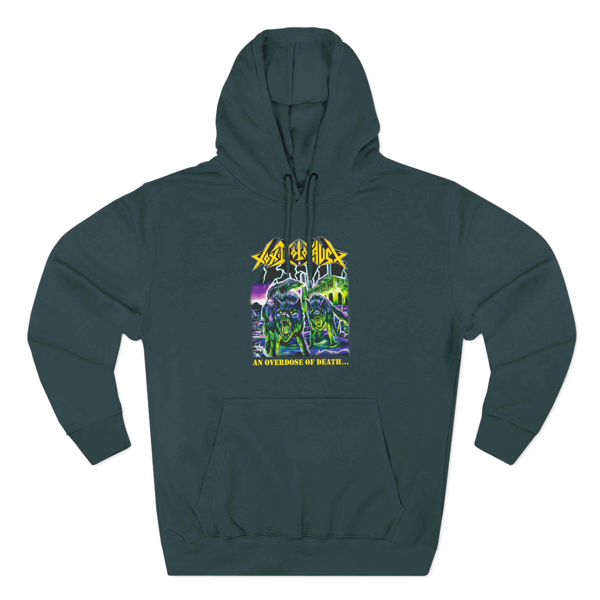 Toxic Holocaust Overdose Three-Panel Fleece Hoodie