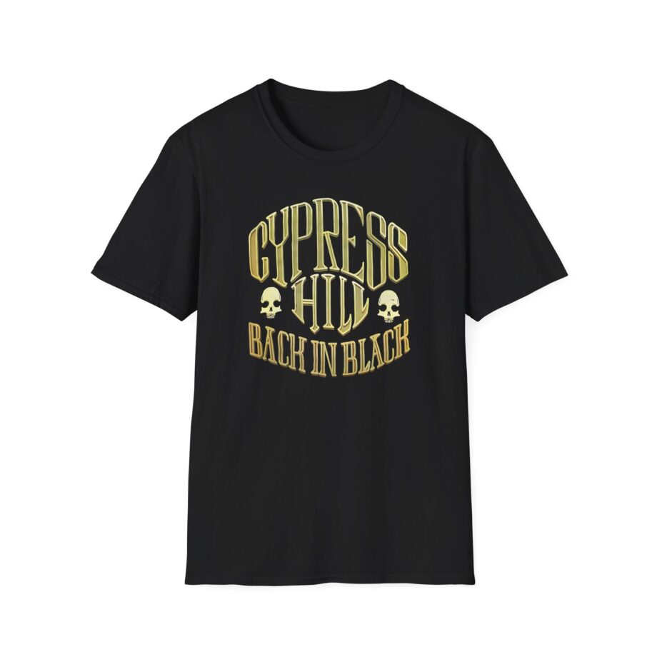 Cypress Hill Back In Black Unisex Softstyle T-Shirt