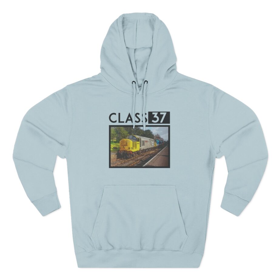 Ryan Windridge Class 37 Train Three-Panel Fleece Hoodie