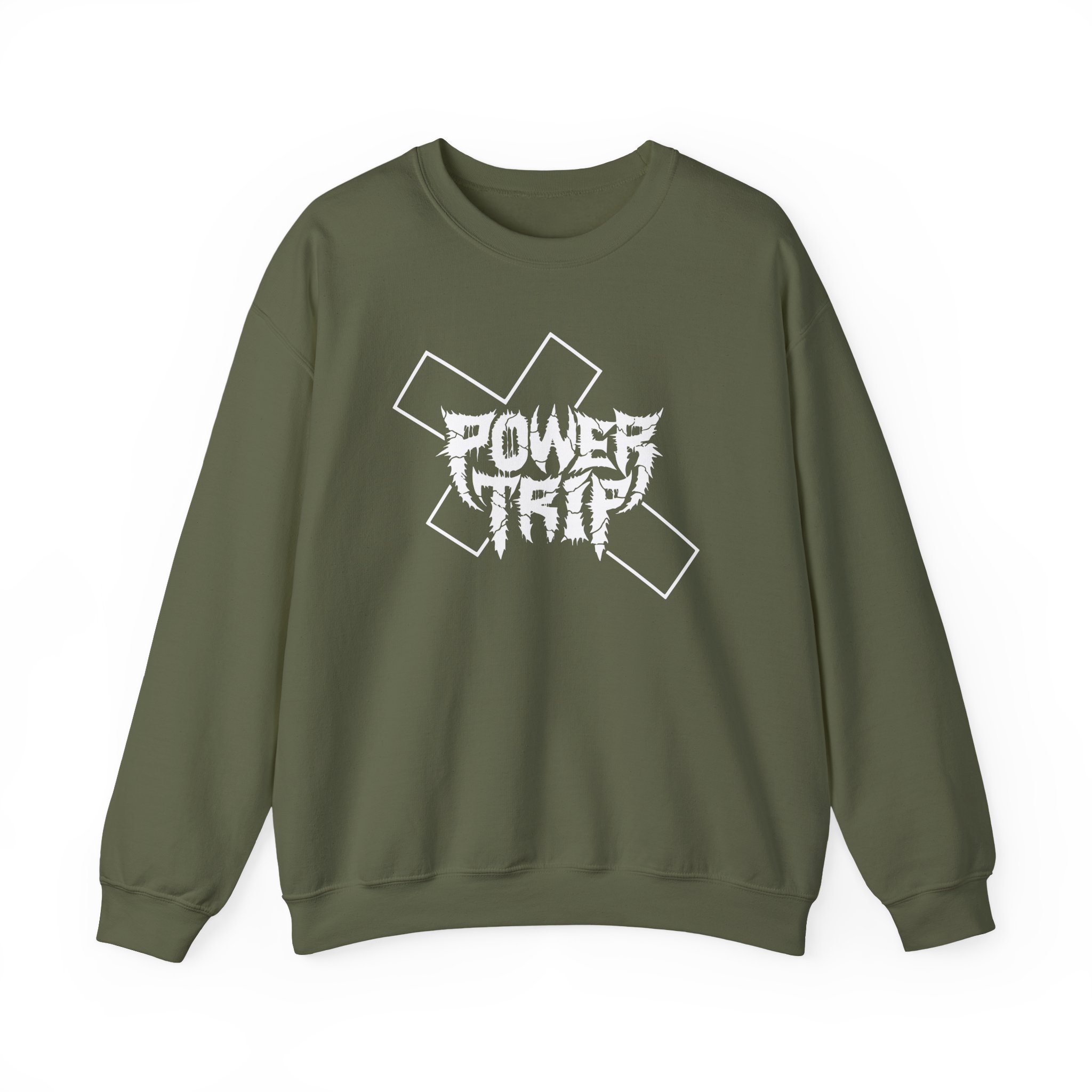 Power Trip Cross Unisex Heavy Blendâ„¢ Crewneck Sweatshirt