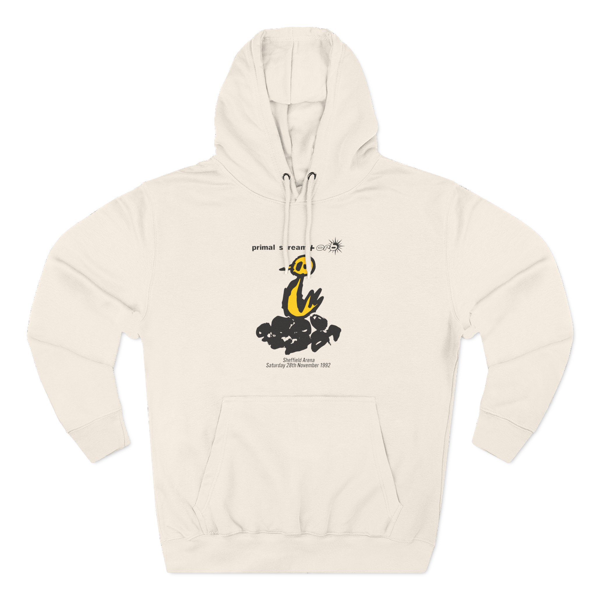 Primal Scream Three-Panel Fleece Hoodie