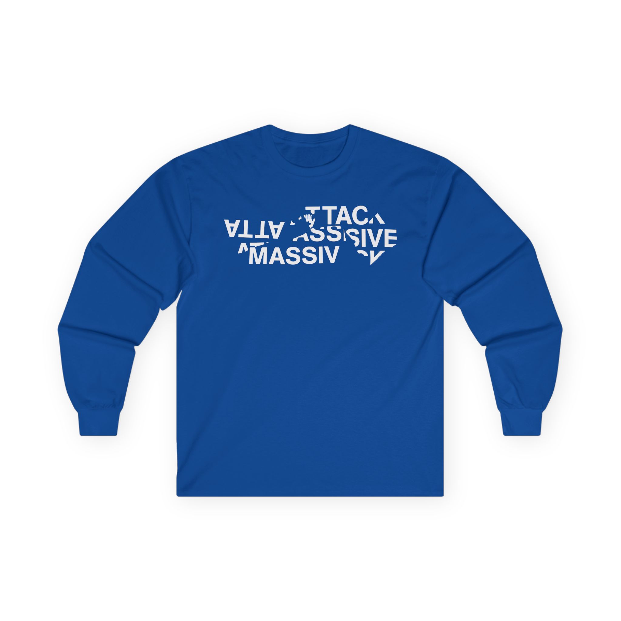 Massive Attack Fractured Logo Unisex Ultra Cotton Long Sleeve Tee