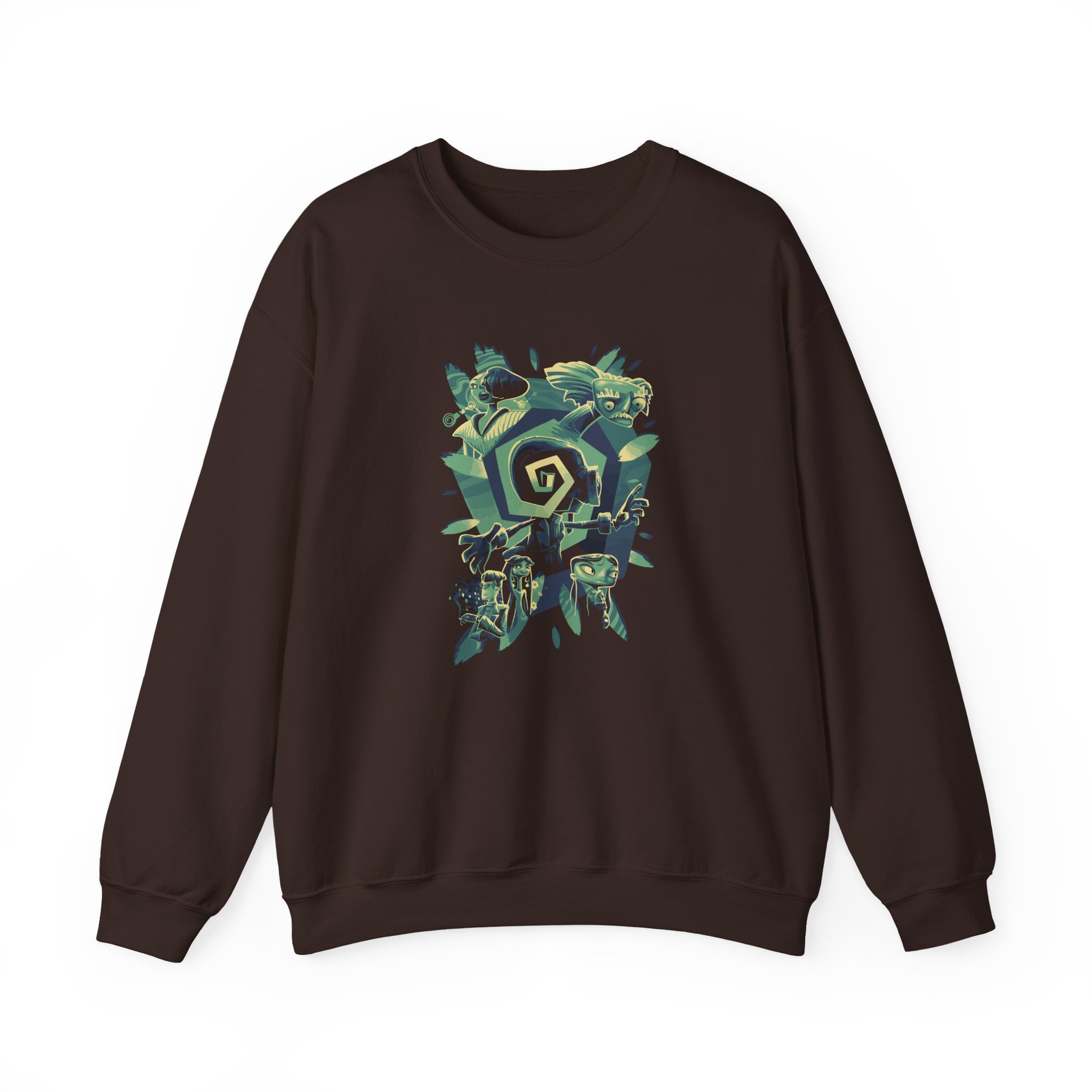 Double Fine Psychodelic Cast Unisex Heavy Blendâ„¢ Crewneck Sweatshirt