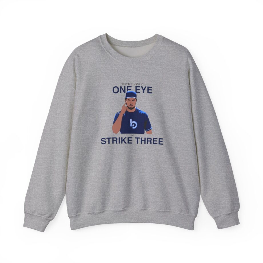 Trevor Bauer One Eye Strike Three Unisex Heavy Blend™ Crewneck Sweatshirt