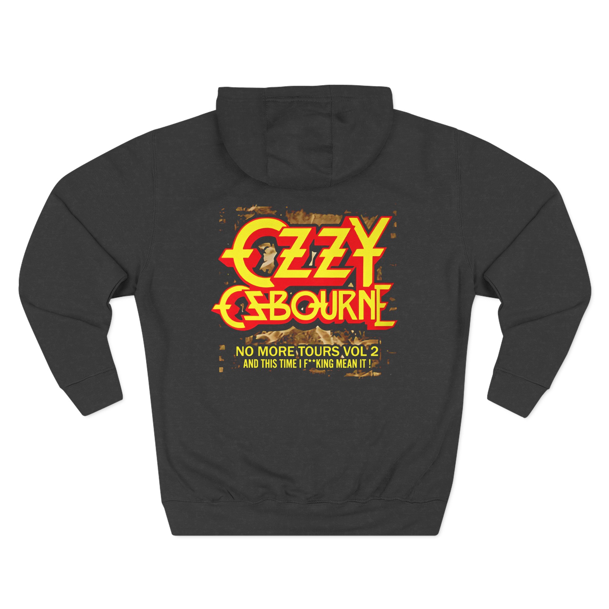 Ozzy Osbourne Rising With Tourback Three-Panel Fleece Hoodie