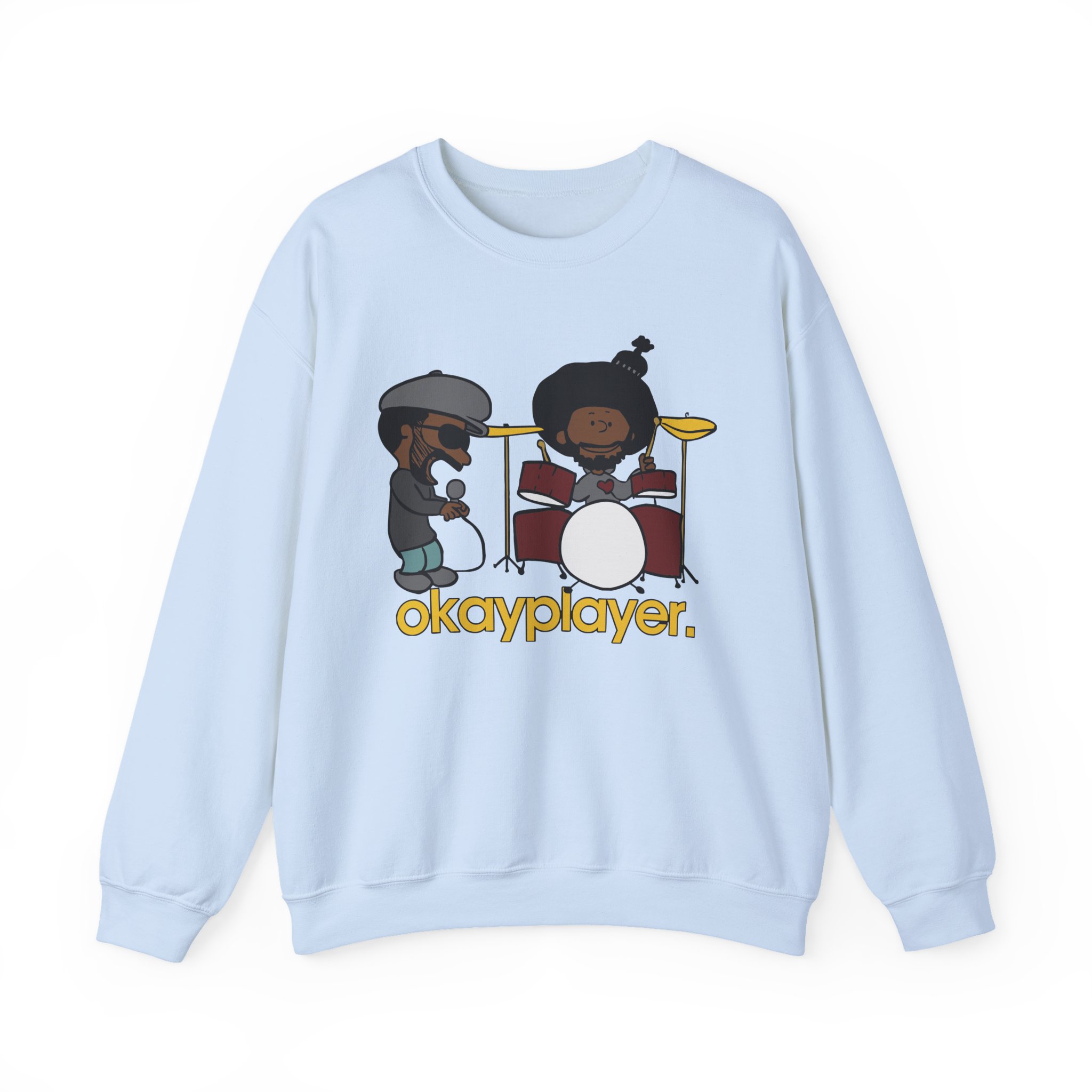 The Roots Black Thought & Questlove Okayplayer Unisex Heavy Blendâ„¢ Crewneck Sweatshirt