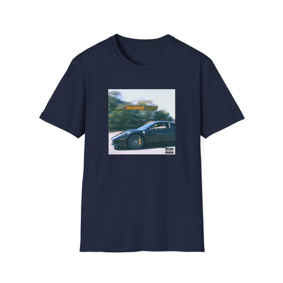 Larry June Orange Print Unisex Softstyle T-Shirt