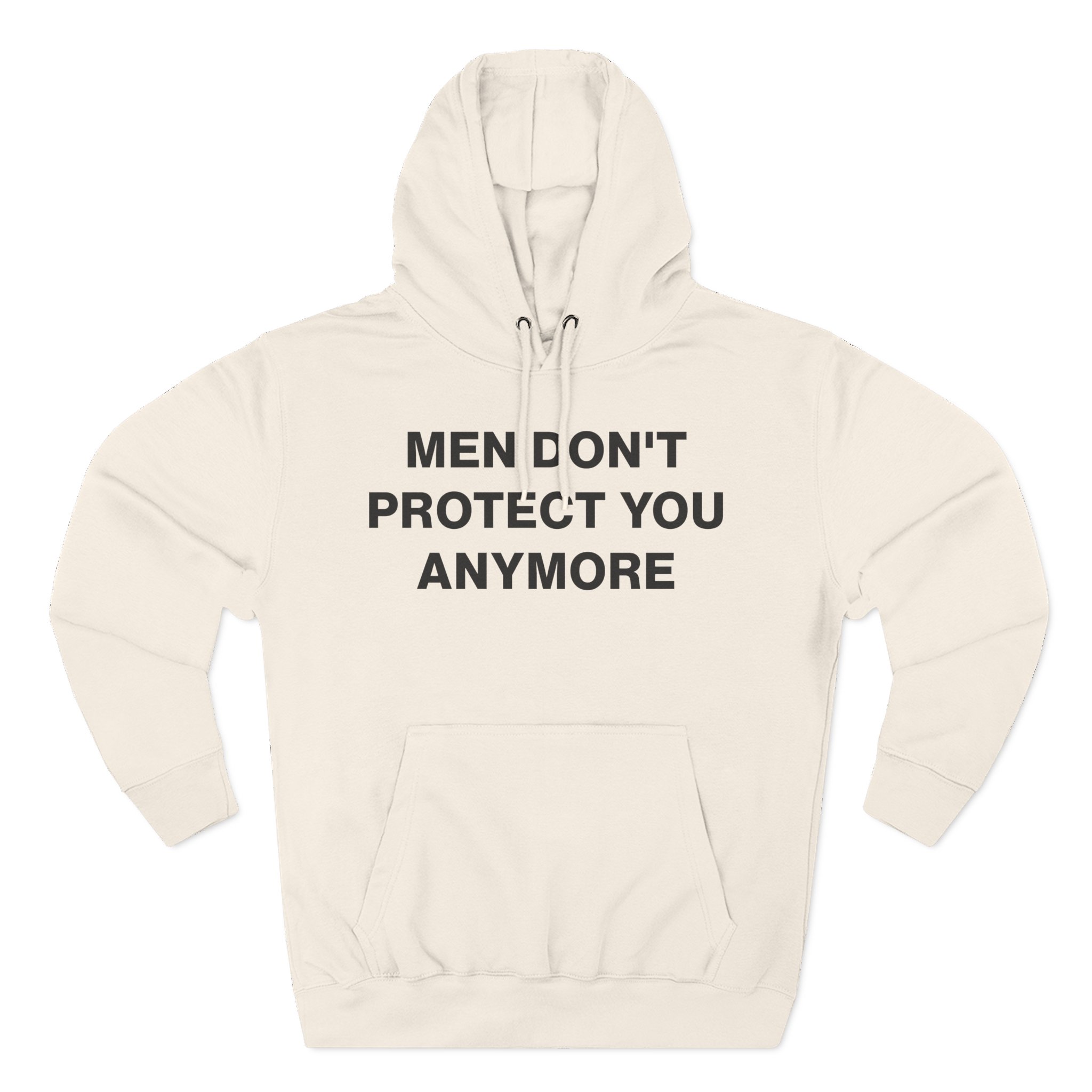 Jenny Holzer Men Don“t Protect You Anymore Three-Panel Fleece Hoodie