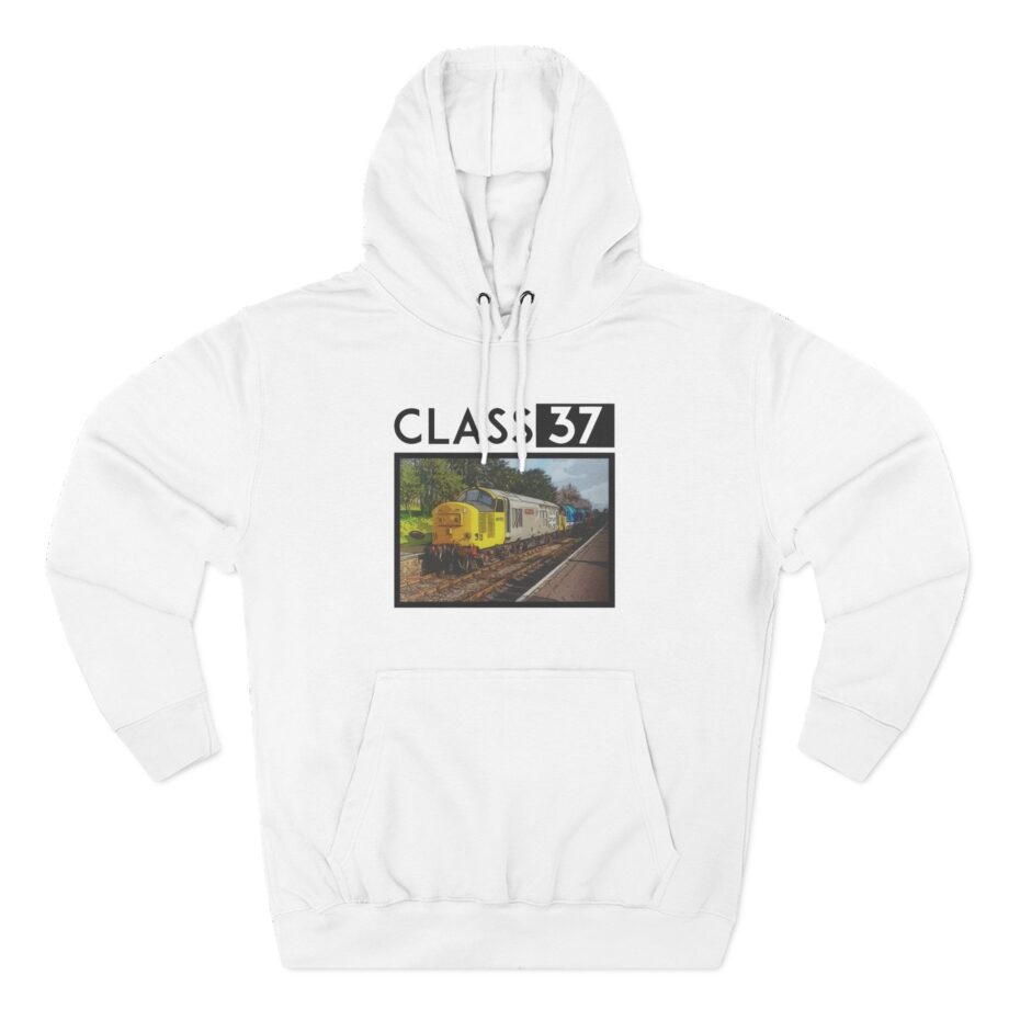 Ryan Windridge Class 37 Train Three-Panel Fleece Hoodie