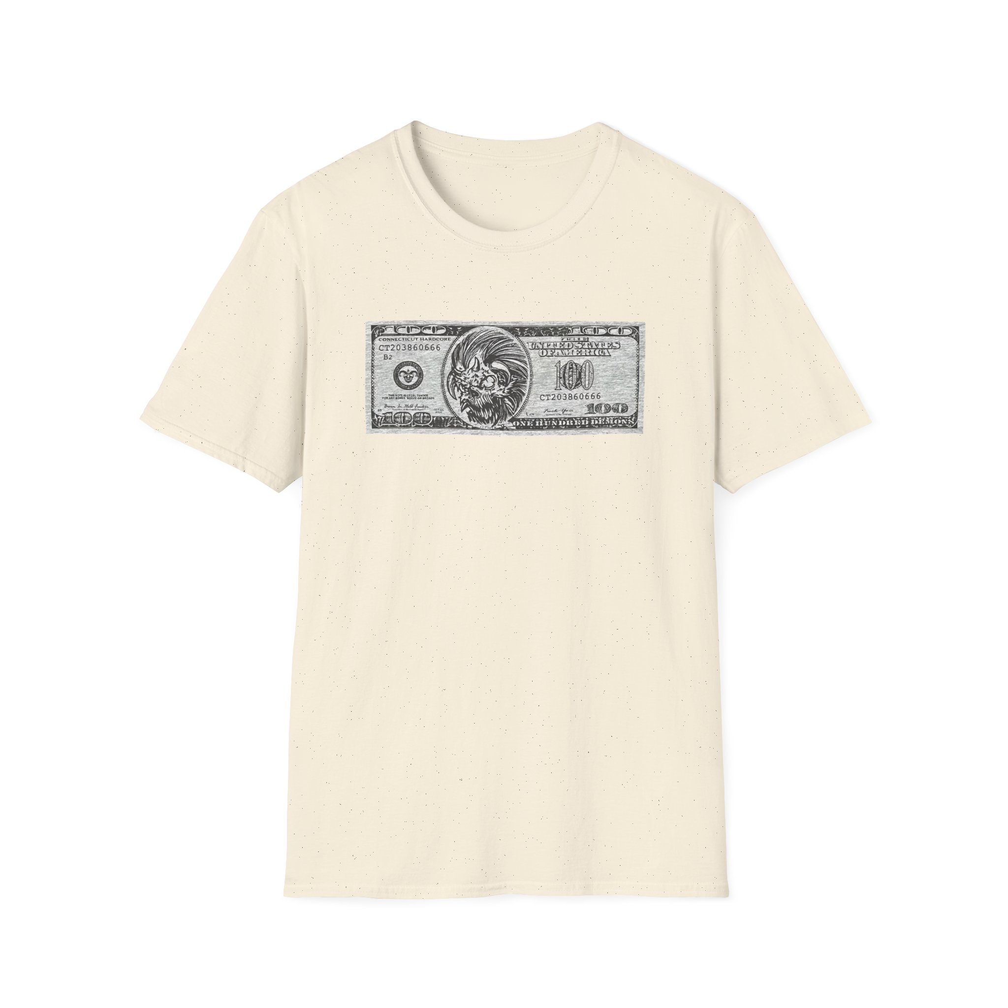 100 Demons Connecticut Hardcore Unisex Softstyle T-Shirt