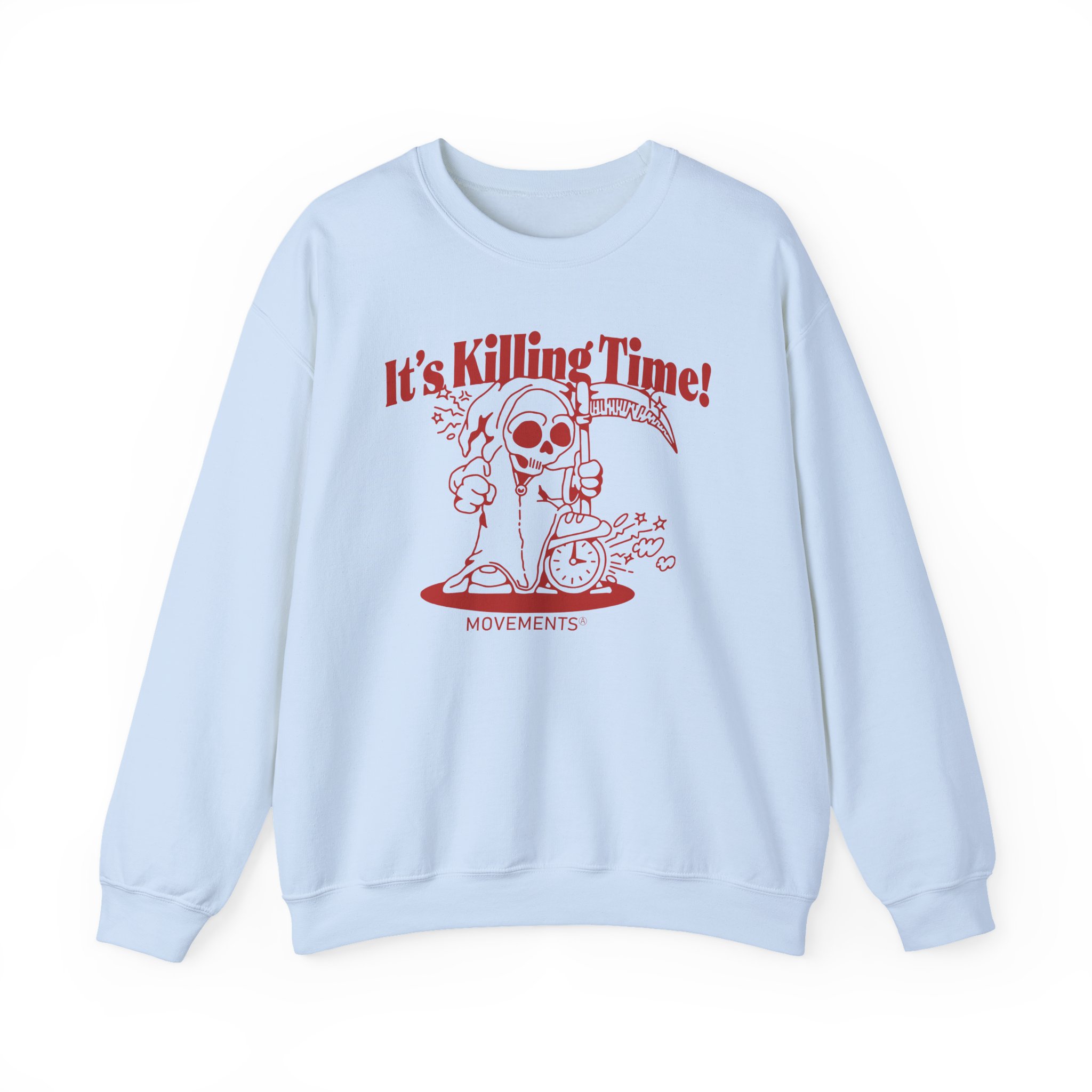 Movements Killing Time Unisex Heavy Blendâ„¢ Crewneck Sweatshirt