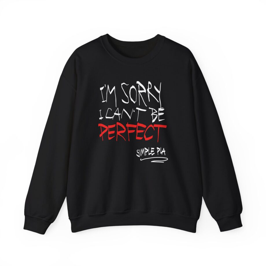 Simple Plan I'm Sorry I Can't Be Perfect Unisex Heavy Blend™ Crewneck Sweatshirt
