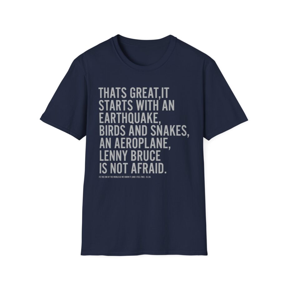 Rem Its the End of the World as We Know It Unisex Softstyle T-Shirt