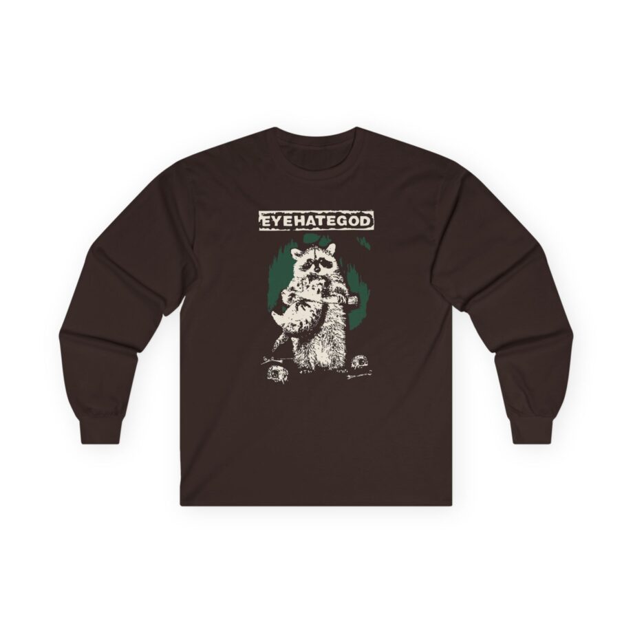 Eyehategod Southern Nihilism Racoon Unisex Ultra Cotton Long Sleeve Tee