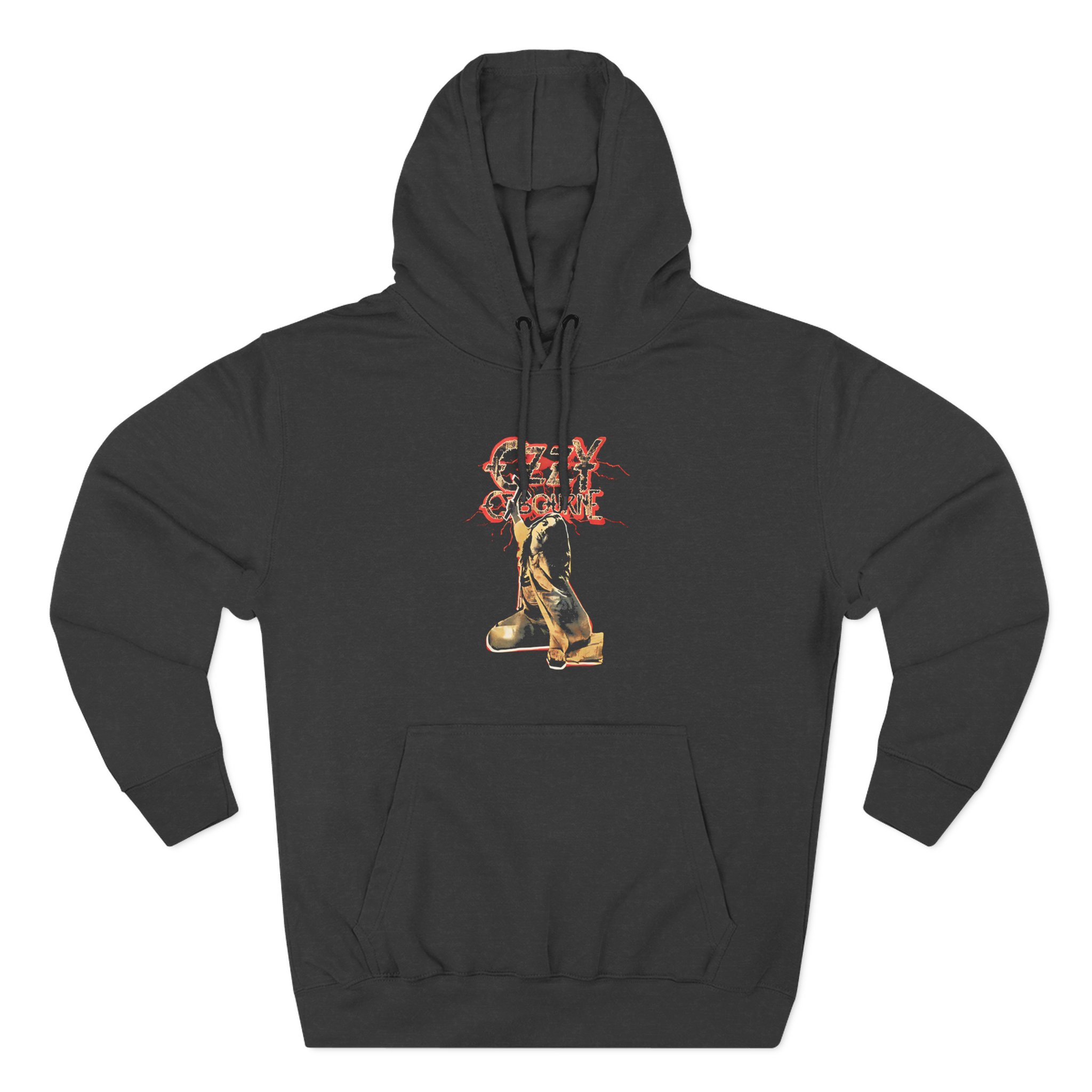 Ozzy Osbourne Red Lightning Tourback Three-Panel Fleece Hoodie