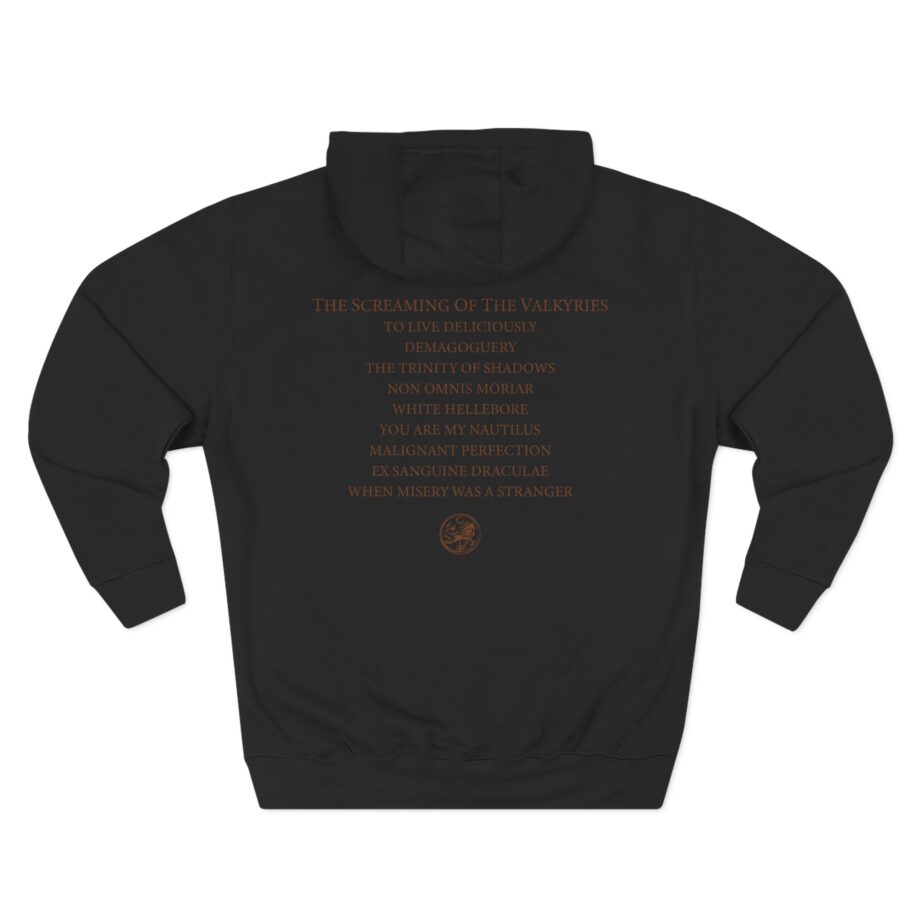Cradle of Filth Valkyrie Sigil Three-Panel Fleece Hoodie