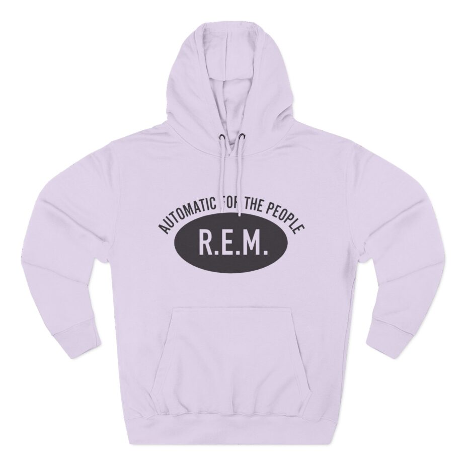 Rem Automatic for the People Three-Panel Fleece Hoodie