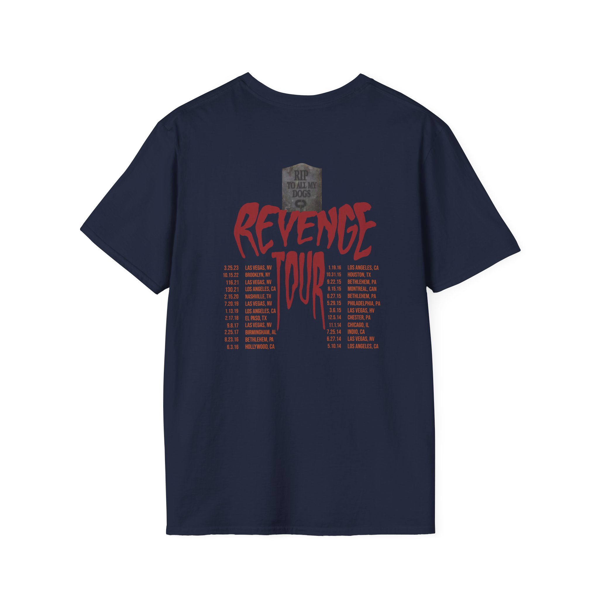Caleb Plant 10 Year Anniversary Revenge Tour Unisex Softstyle T-Shirt