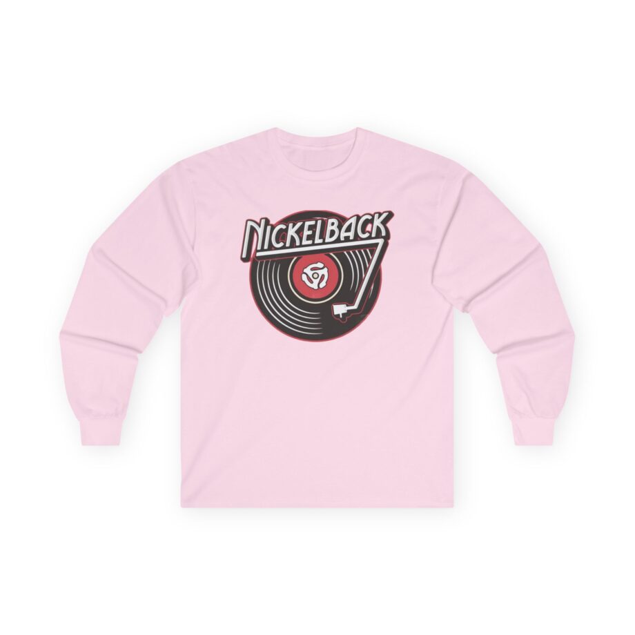 Nickelback Record Natural Ringer Unisex Ultra Cotton Long Sleeve Tee