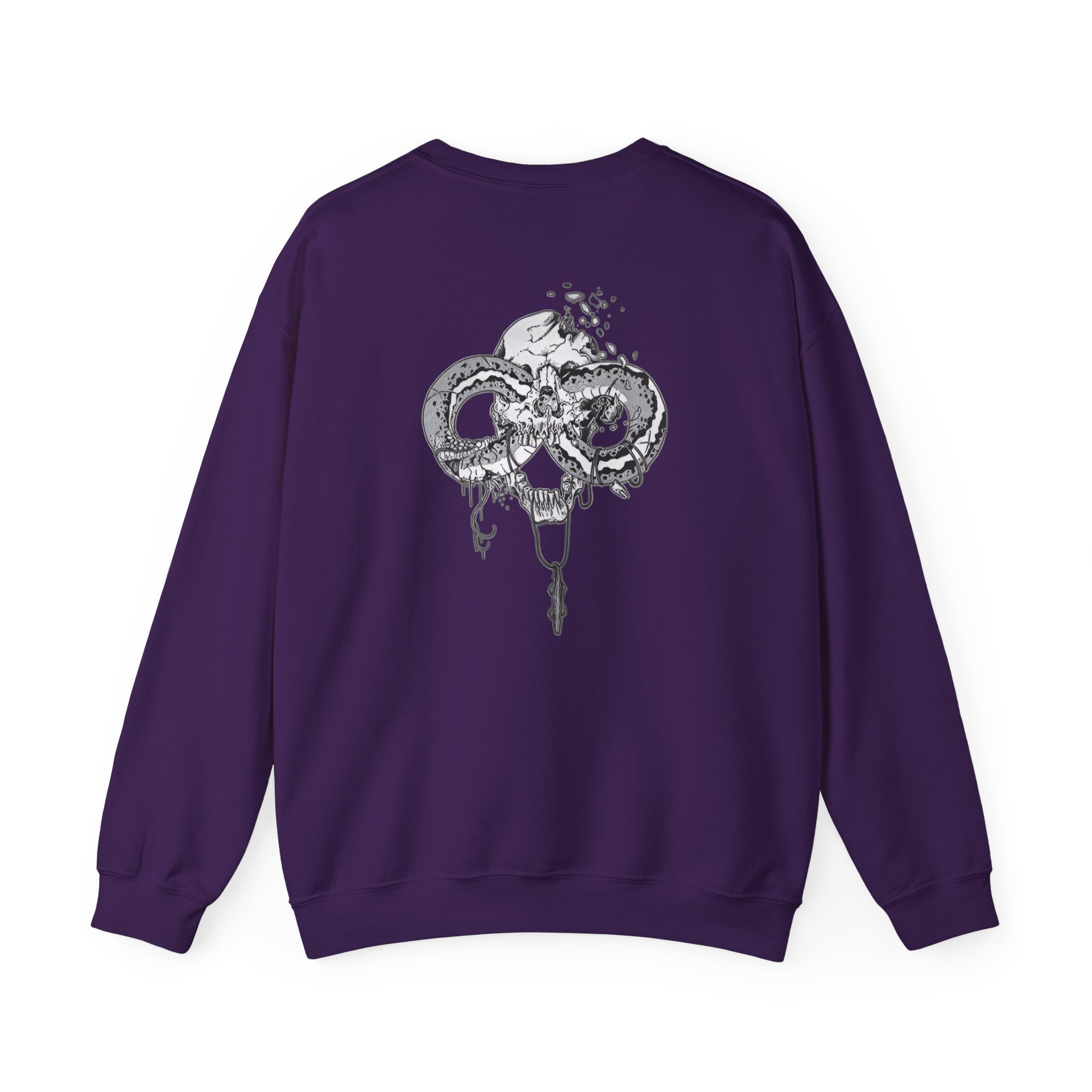 Power Trip Spikey Snake Unisex Heavy Blendâ„¢ Crewneck Sweatshirt