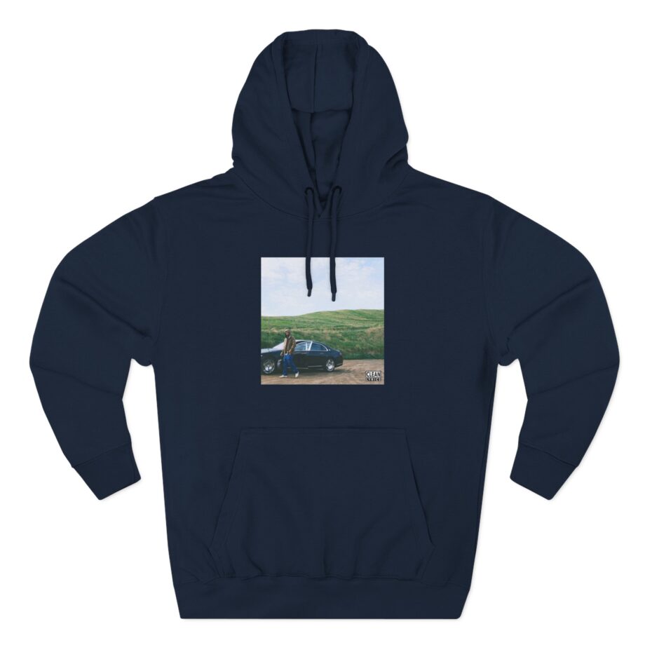 Larry June Difm Album Three-Panel Fleece Hoodie
